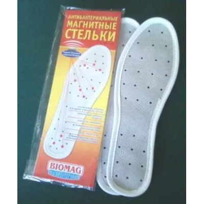 Антибактериальные магнитные стельки  фото