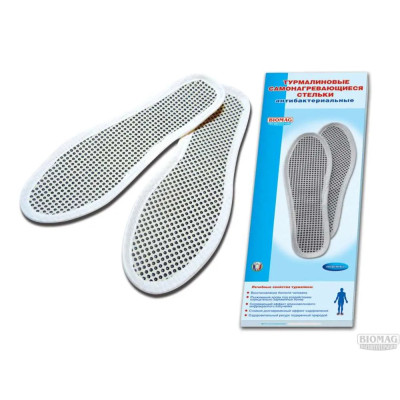 Турмалиновые самонагревающиеся стельки (антибактериальные)  фото