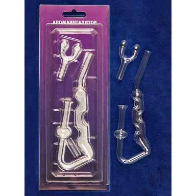 Ингалятор стеклянный без аромамасел (махольда)  фото