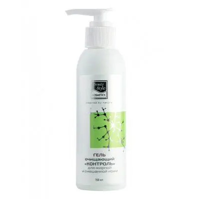 Очищающий гель для жирной и смешанной кожи Контроль Beauty Style, 150 мл. Beauty Style фото