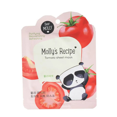 DEAR MOLLY Тканевая маска Рецепты Молли. Томат  фото