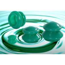 Банки для вакуумного массажа из силикона (4 шт в уп)  фото