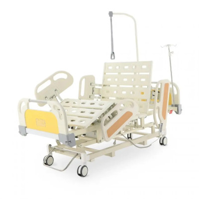 Кровать реанимационная электрическая DB-3 (5 функций) с выдвижным ложементом и ростоматом CPR+аккумулятор с ростоматом Med-Mos фото