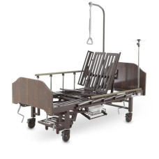 Кровать механическая YG-5 с боковым переворачиванием, туалетным устройством и функцией «кардиокресло» Кровать механическая YG-5 с боковым переворачиванием, туалетным устройством и функцией «кардиокресло»