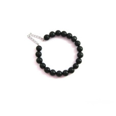 Браслет из шунгита - 9мм/20 шт.  фото