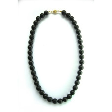 Бусы из шунгита - 12мм / 42шт.  фото