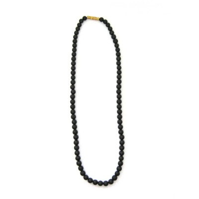 Бусы из шунгита - 6мм / 75шт.  фото