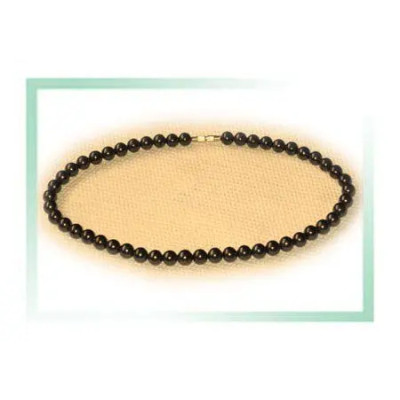 Бусы шунгитовые (круглые) малого диаметра  фото