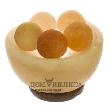 Солевая лампа - "Ваза с шарами" 4-5 кг