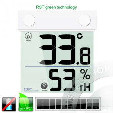 Цифровой термометр-гигрометр на липучке с солнечной батареей — фото | blagomed.by