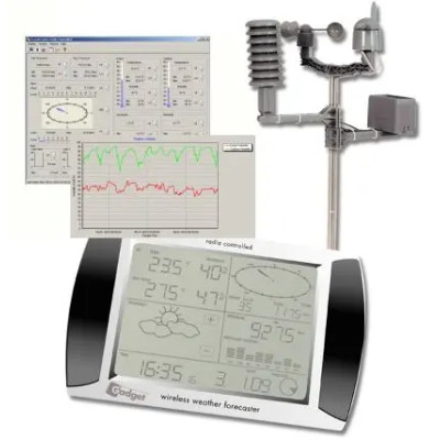 Профессиональная метеостанция на солнечных элементах | WH1081 |  фото