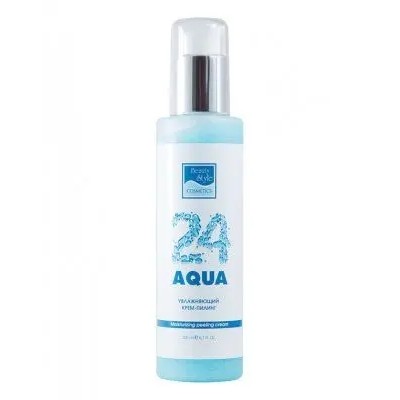 Увлажняющий крем-пилинг «Аква 24» Beauty Style, 200 мл.