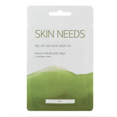 Маска-пленка для лица  зеленым чаем Skin Needs фото
