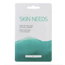 Маска для лица с алоэ и лавандой Skin Needs фото