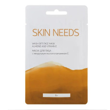 Маска для лица с миндальным маслом и витамином Е Skin Needs фото