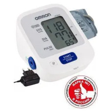 Тонометр OMRON M2 Basic (HEM-7121-ARU) с адаптером